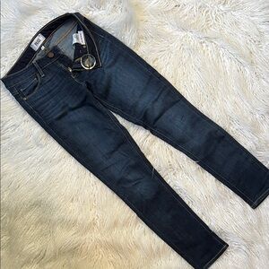 PAIGE Dark Blue Skinny Jeans